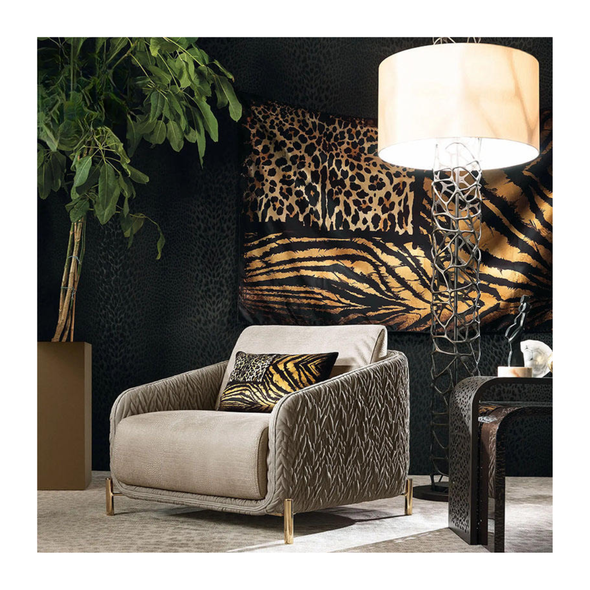 Stone Quill Armchair